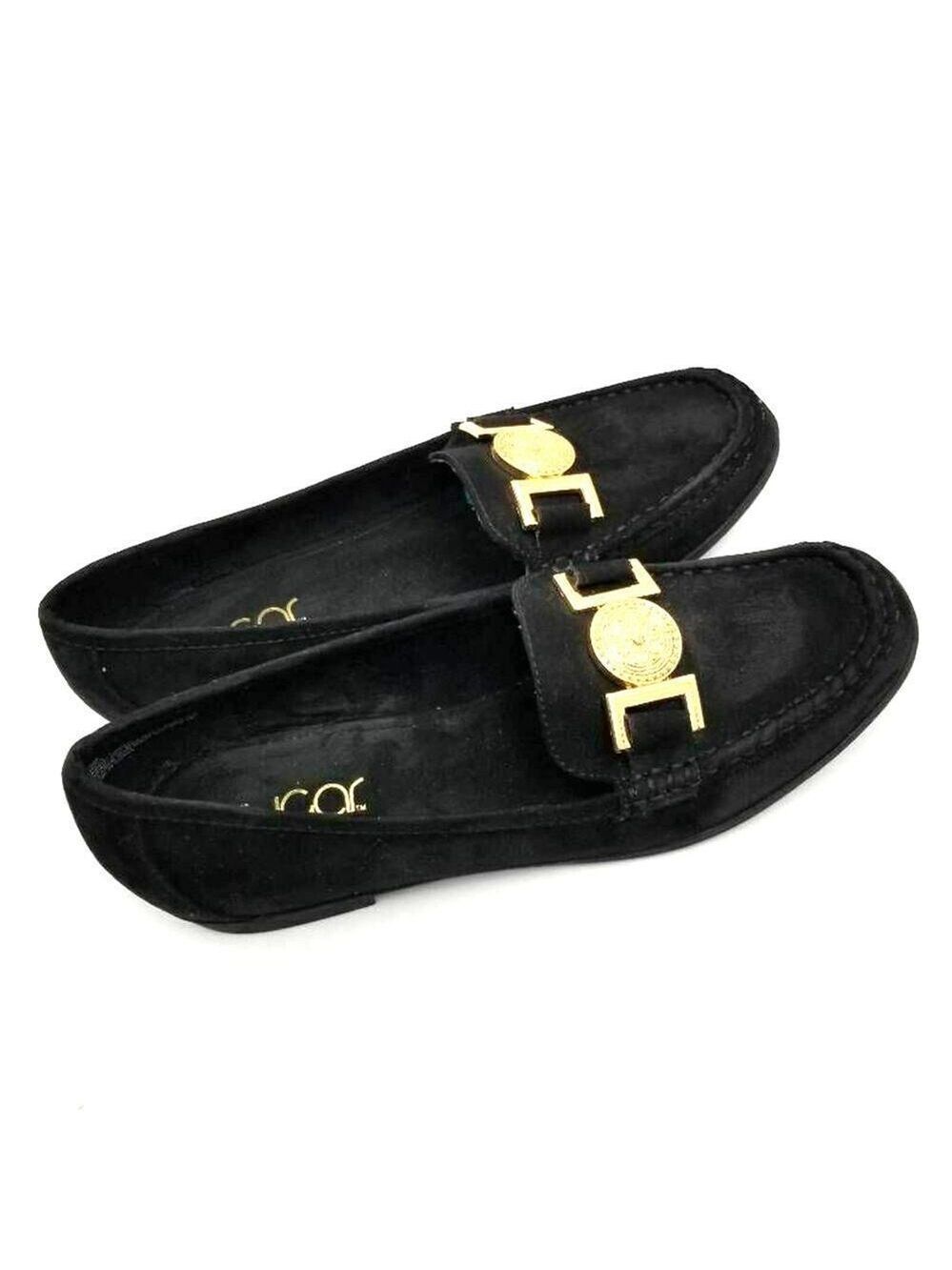 Sugar Mada Women's Embellished Chaim Bow Flat Slip On Loafers Shoes Size 7.5